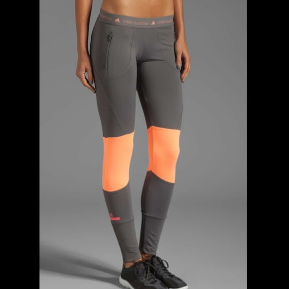 Adidas by Stella McCartney Pants - adidas | Stella McCartney Run Performance Tight Legging Sharp Grey